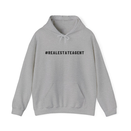 #RealEstateAgent - Men's Heavy Blend™ Hooded Sweatshirt