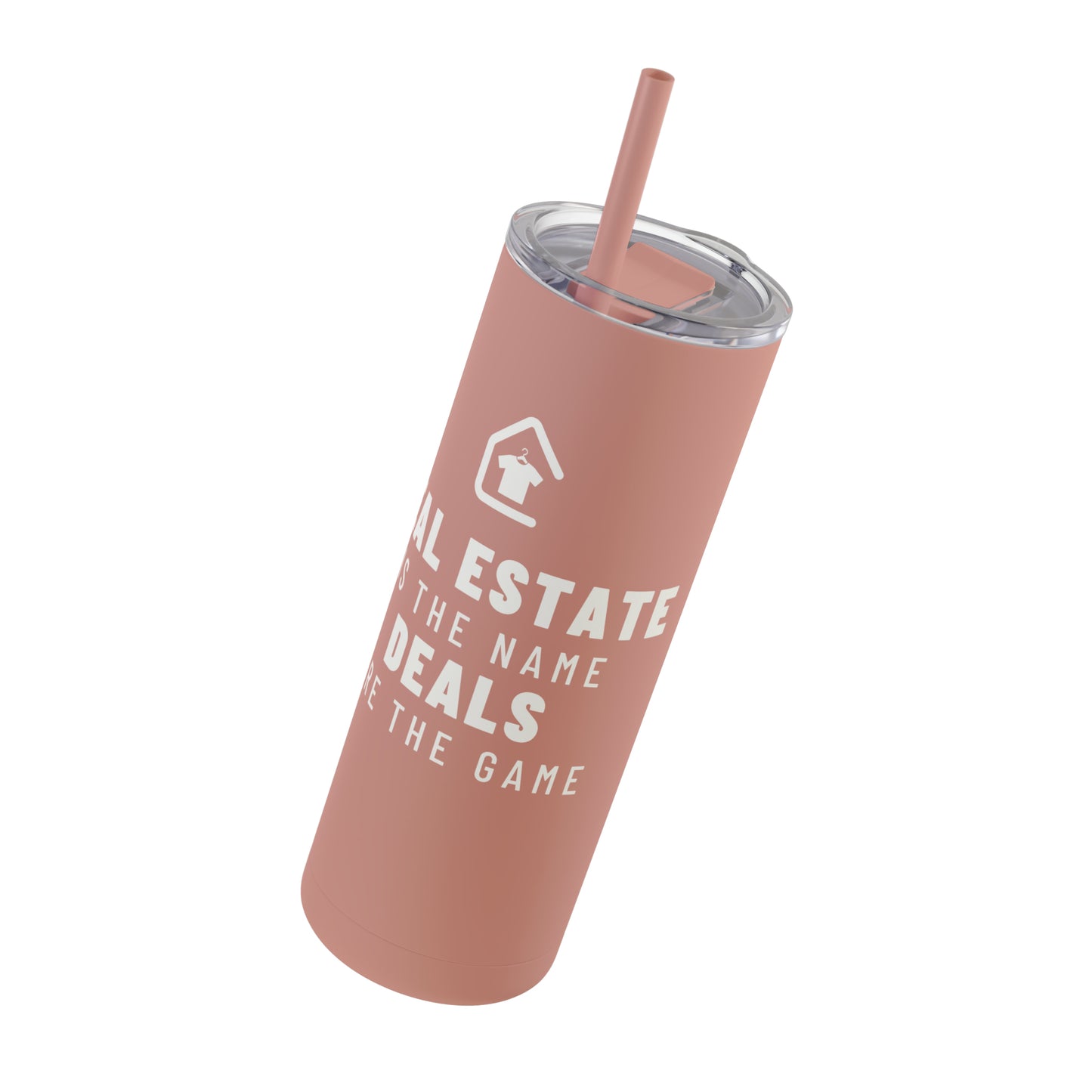 Real Estate Deals Skinny Matte Tumbler, 20oz