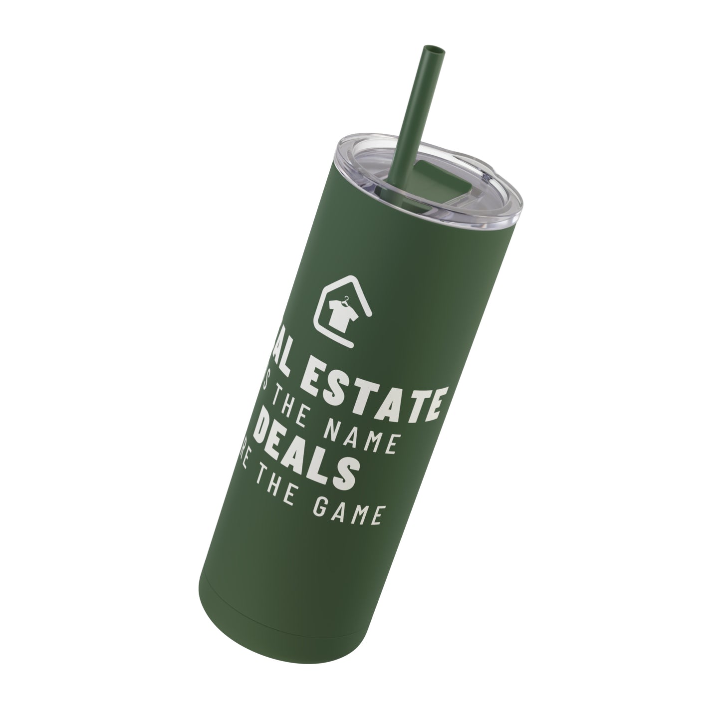 Real Estate Deals Skinny Matte Tumbler, 20oz