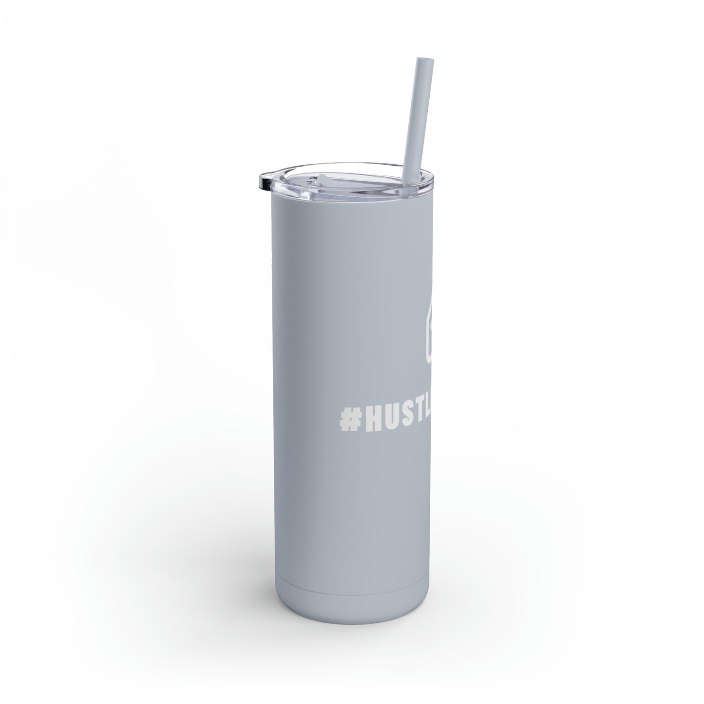 #HustleAndSell Skinny Matte Tumbler, 20oz