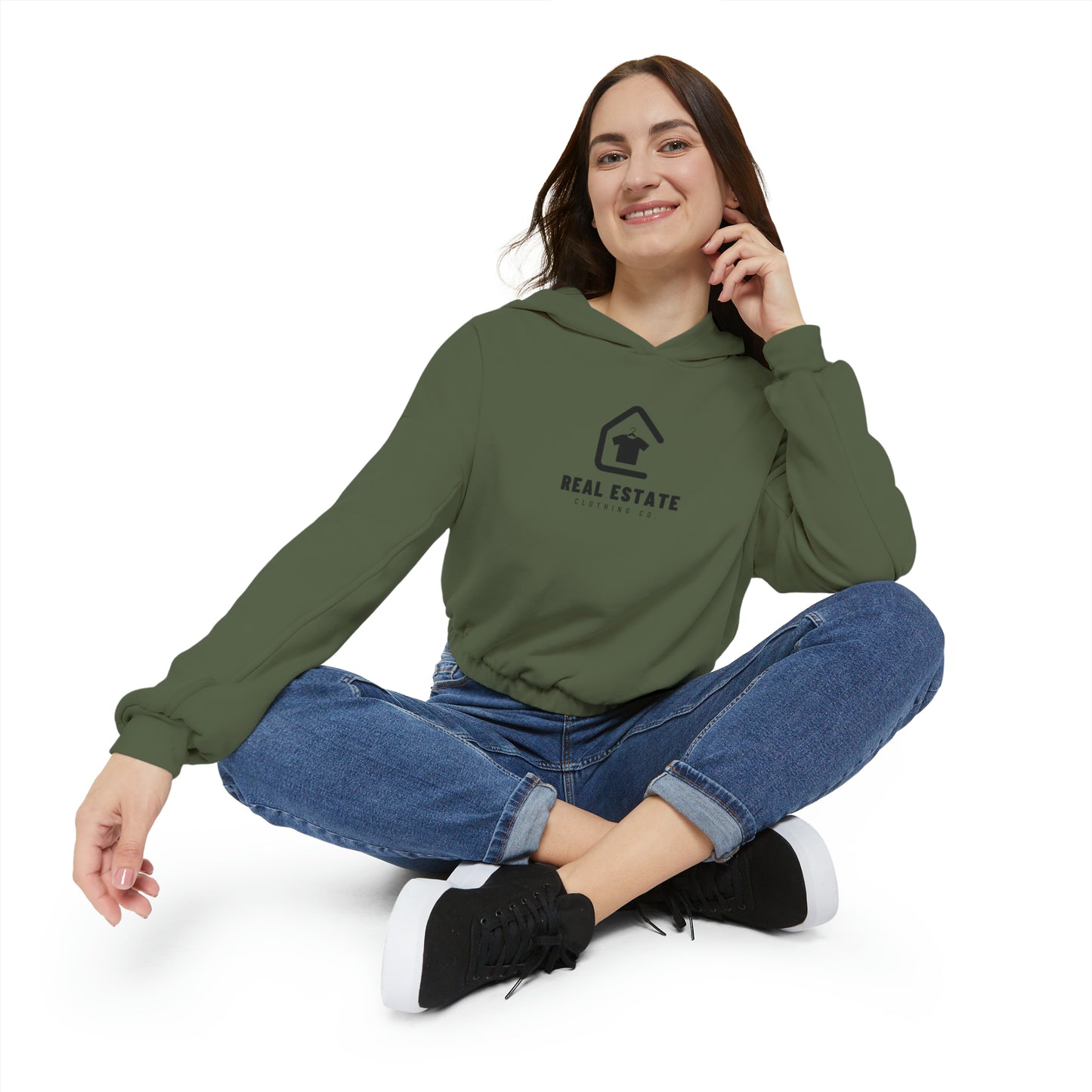 On Brand Women's Cinched Bottom Hoodie