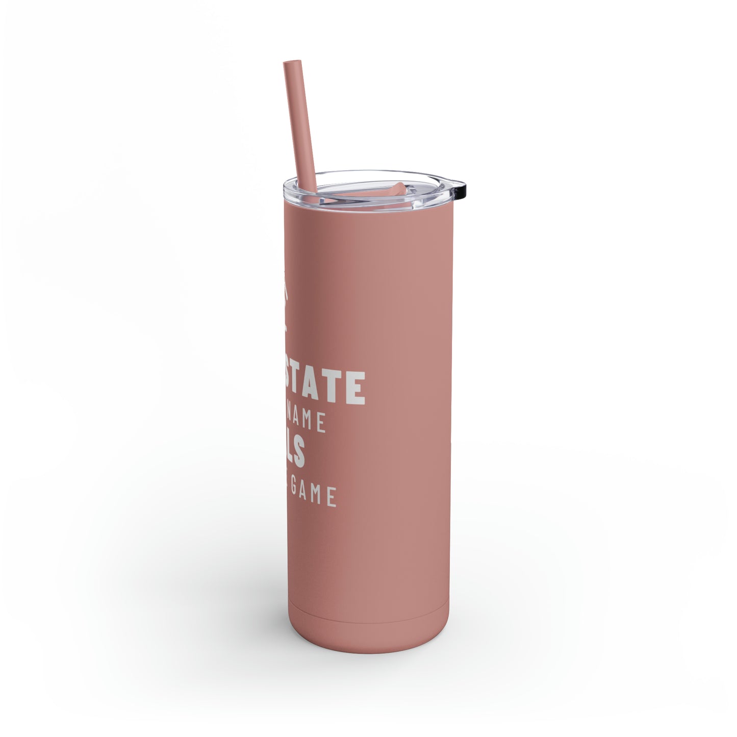 Real Estate Deals Skinny Matte Tumbler, 20oz