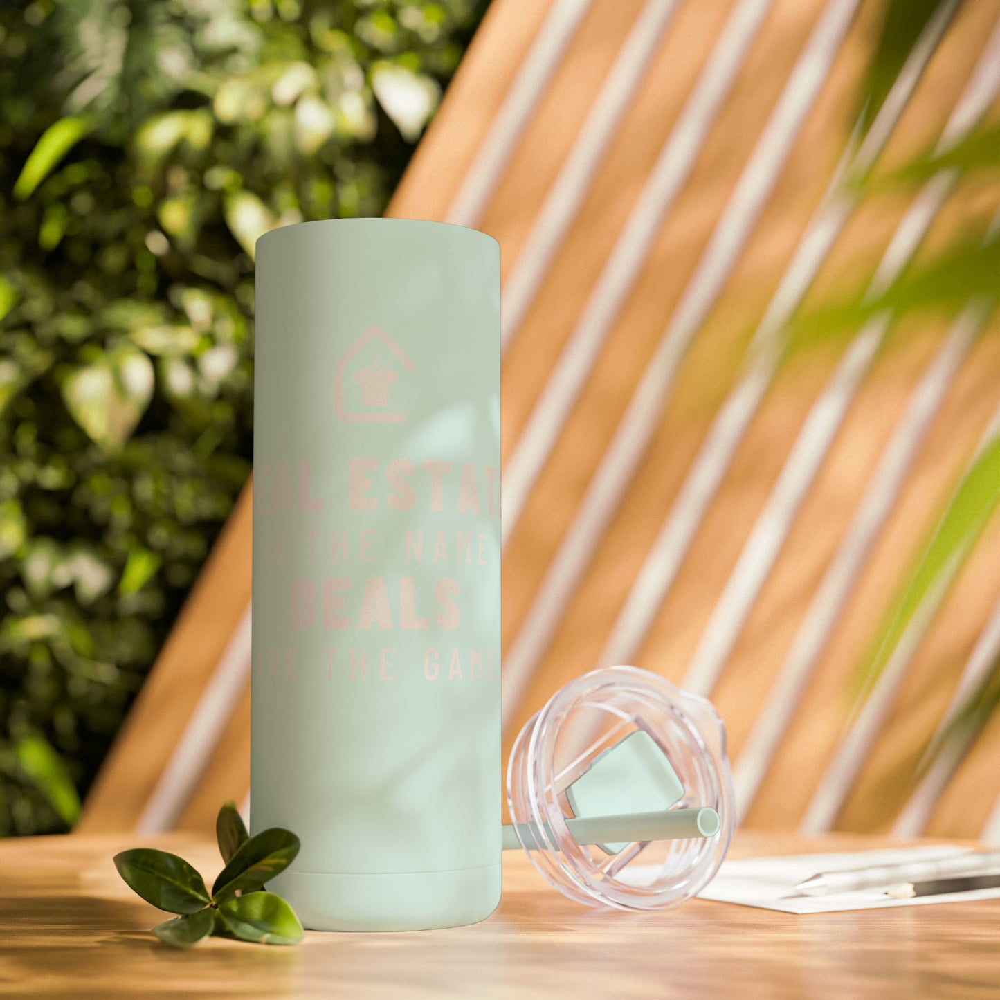 Real Estate Deals Skinny Matte Tumbler, 20oz