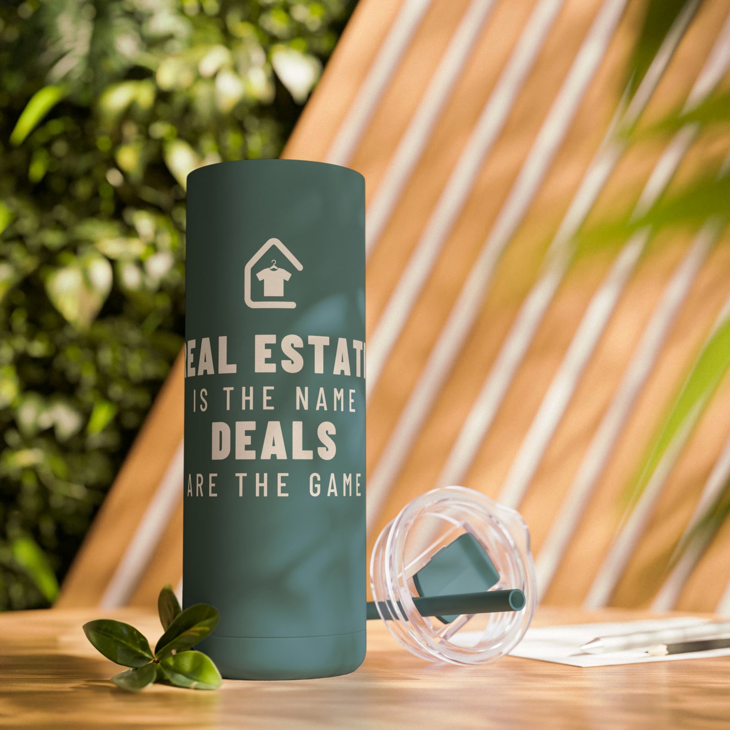 Real Estate Deals Skinny Matte Tumbler, 20oz