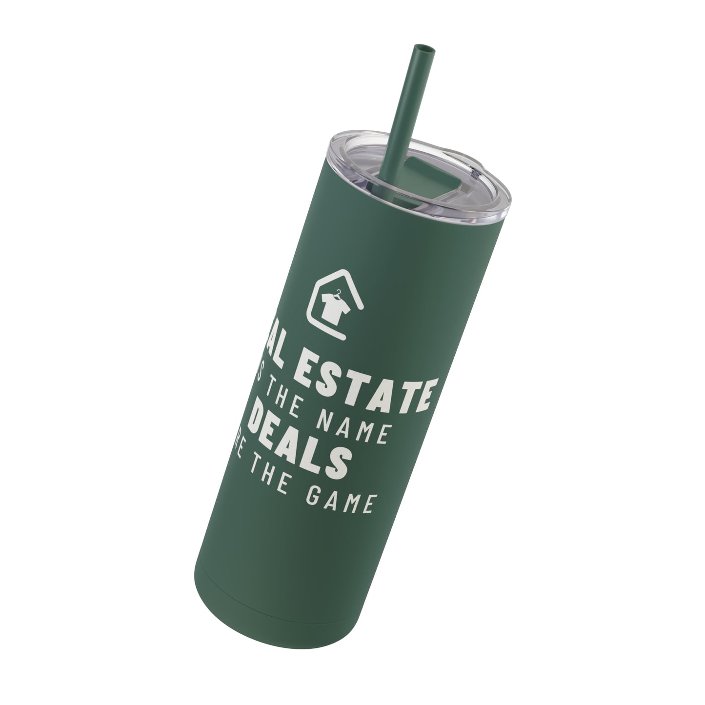 Real Estate Deals Skinny Matte Tumbler, 20oz