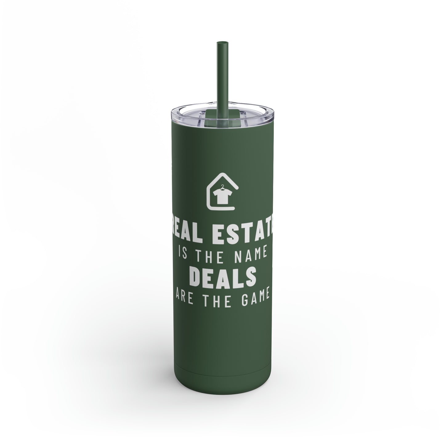 Real Estate Deals Skinny Matte Tumbler, 20oz