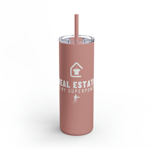 Superpower 1 - Skinny Matte Tumbler, 20oz