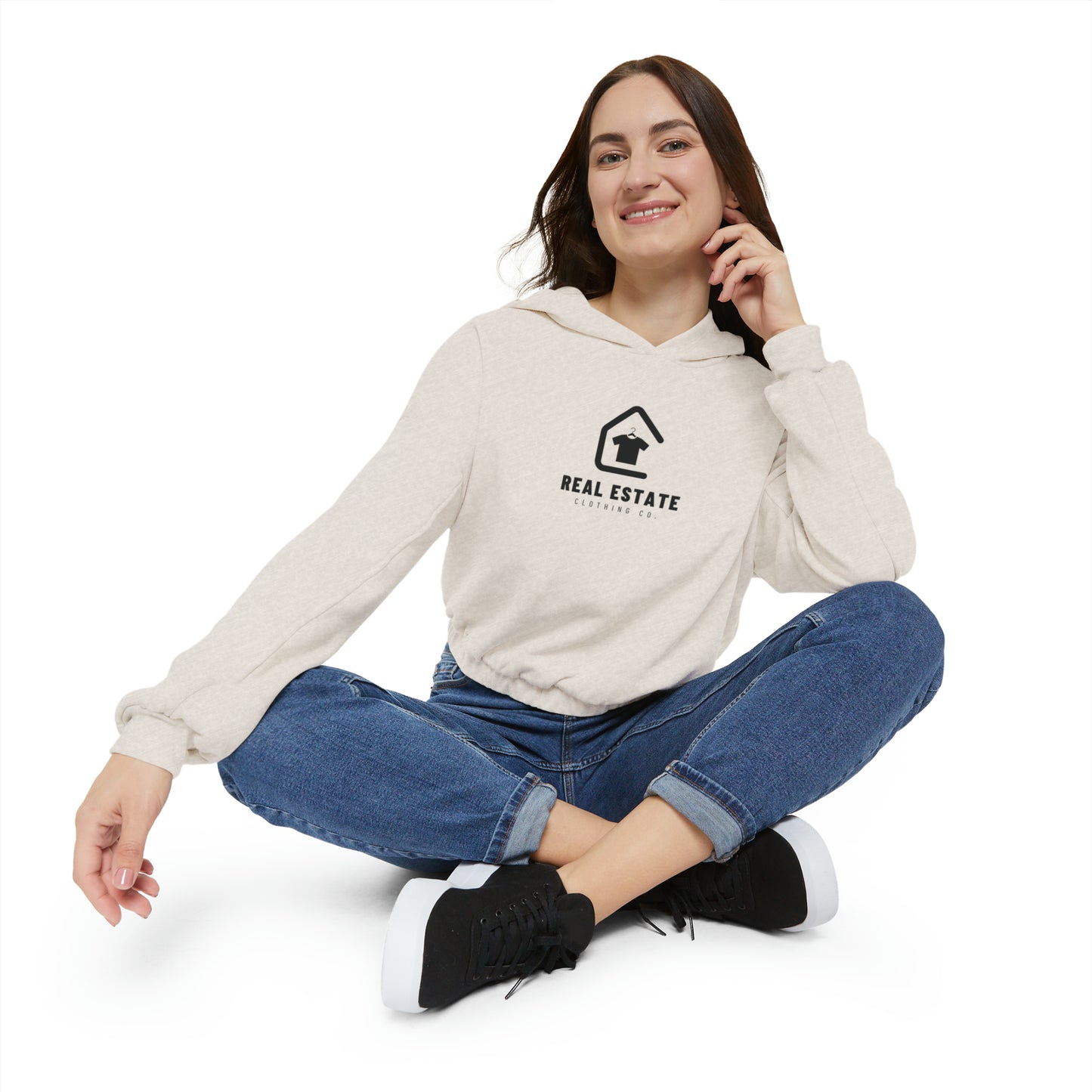 On Brand Women's Cinched Bottom Hoodie