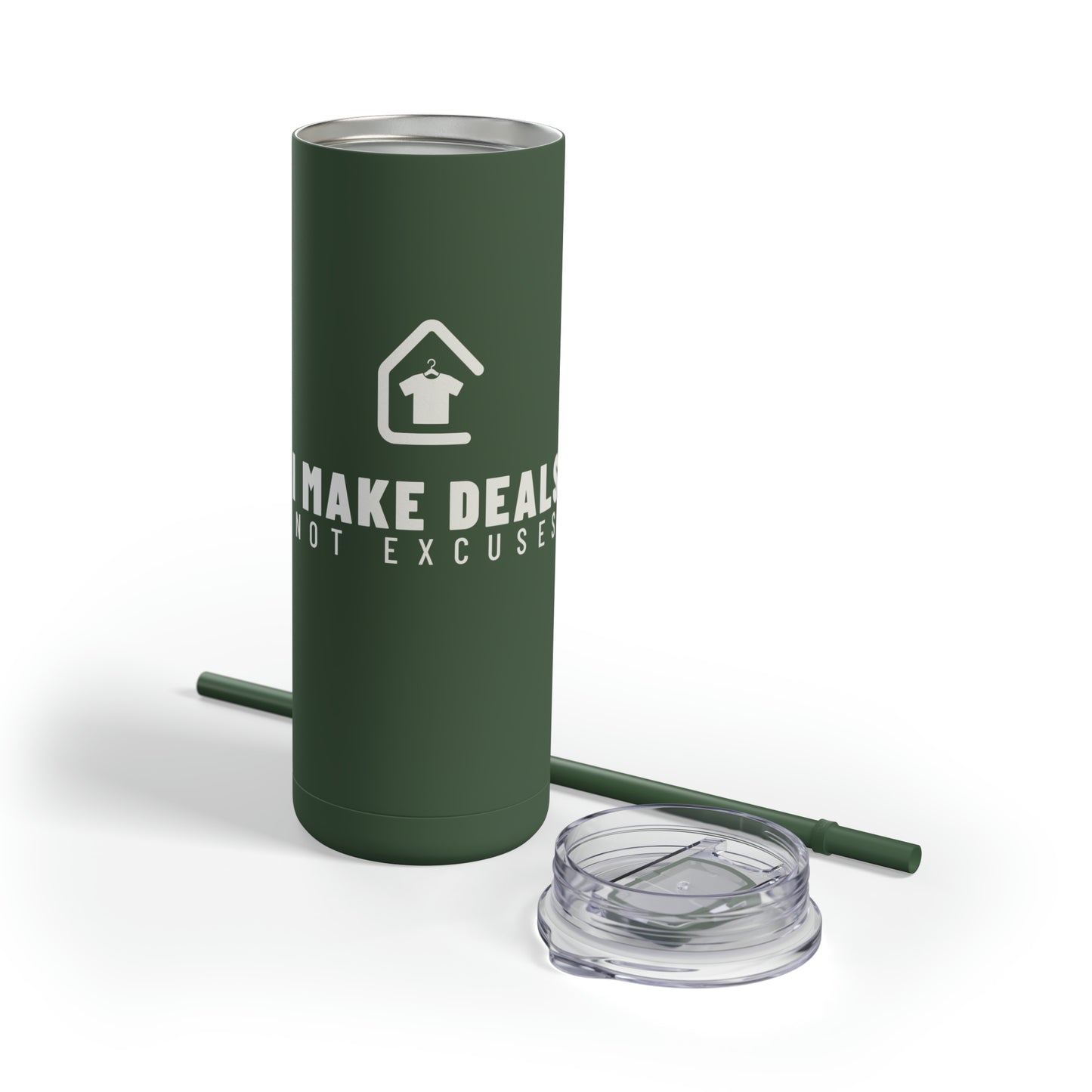 I Make Deals Skinny Matte Tumbler, 20oz