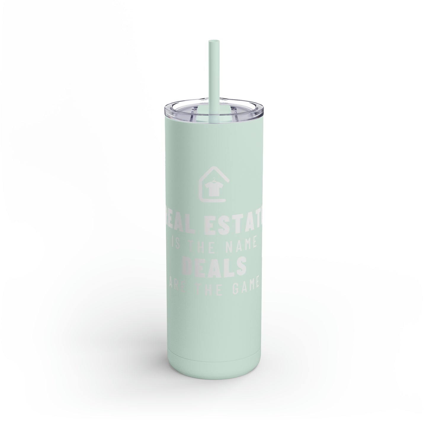 Real Estate Deals Skinny Matte Tumbler, 20oz