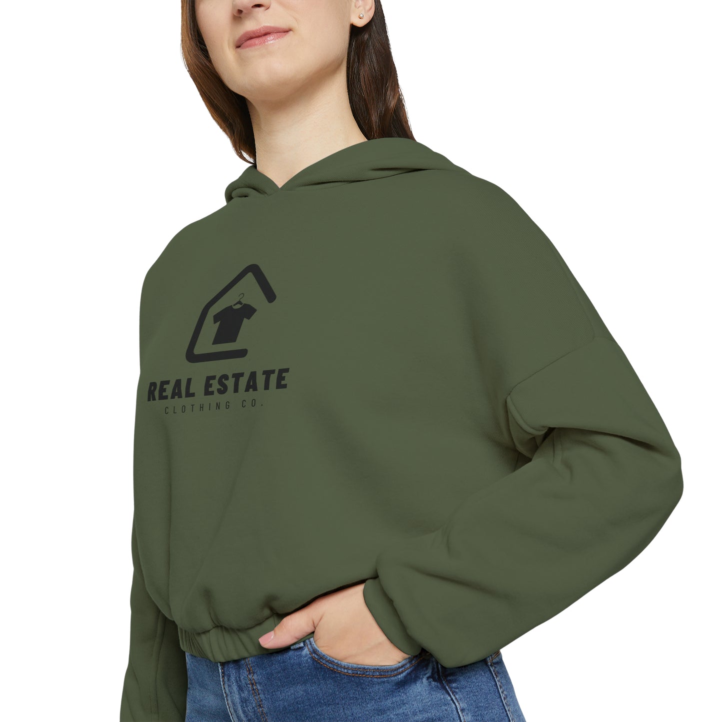 On Brand Women's Cinched Bottom Hoodie