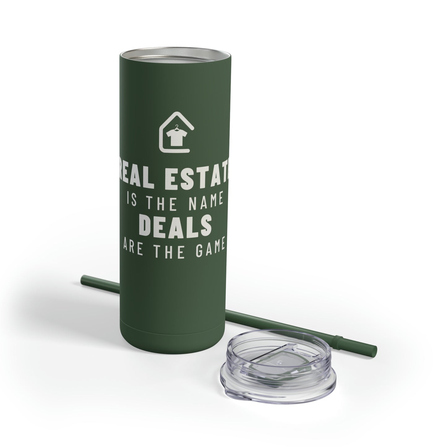 Real Estate Deals Skinny Matte Tumbler, 20oz