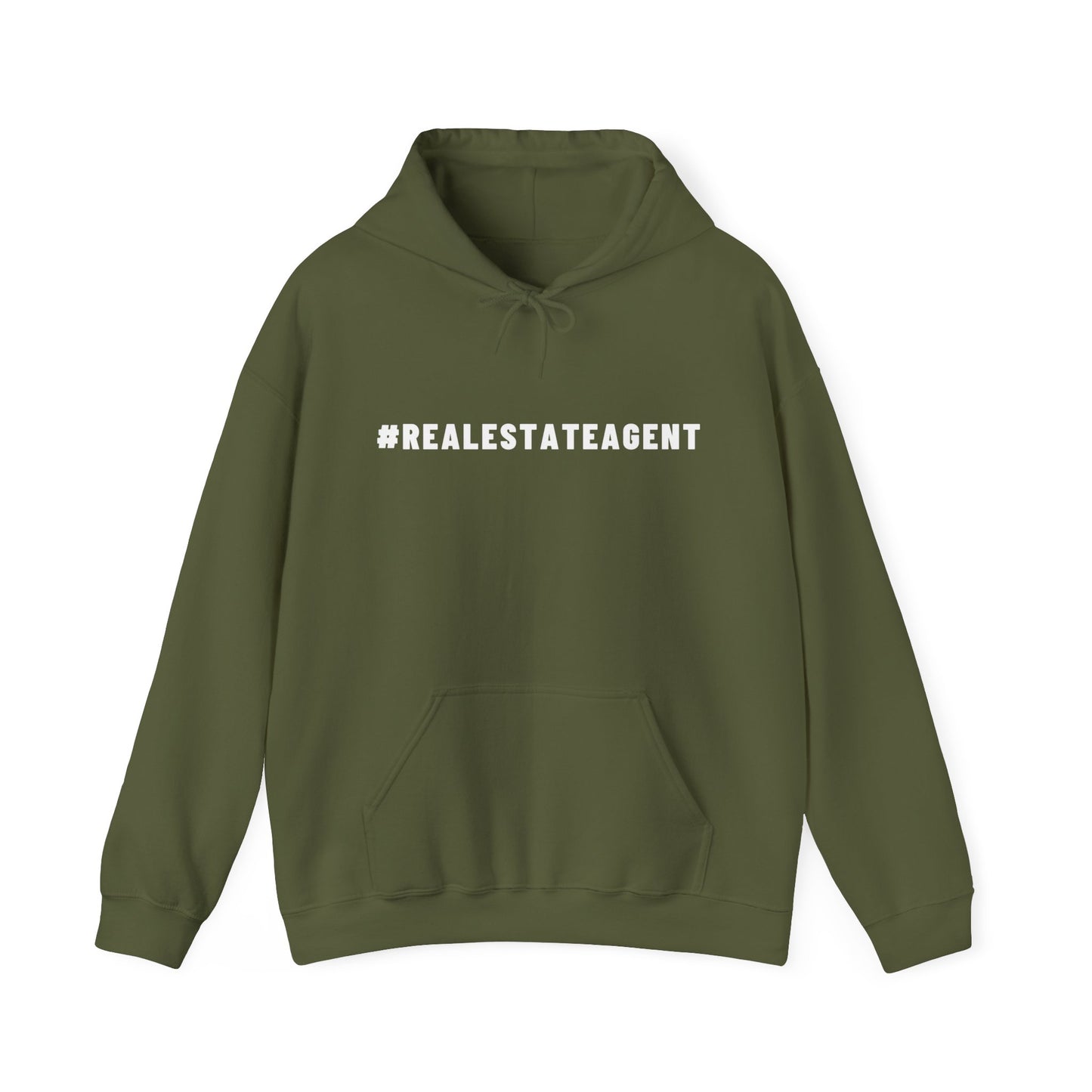 #RealEstateAgent - Men's Heavy Blend™ Hooded Sweatshirt