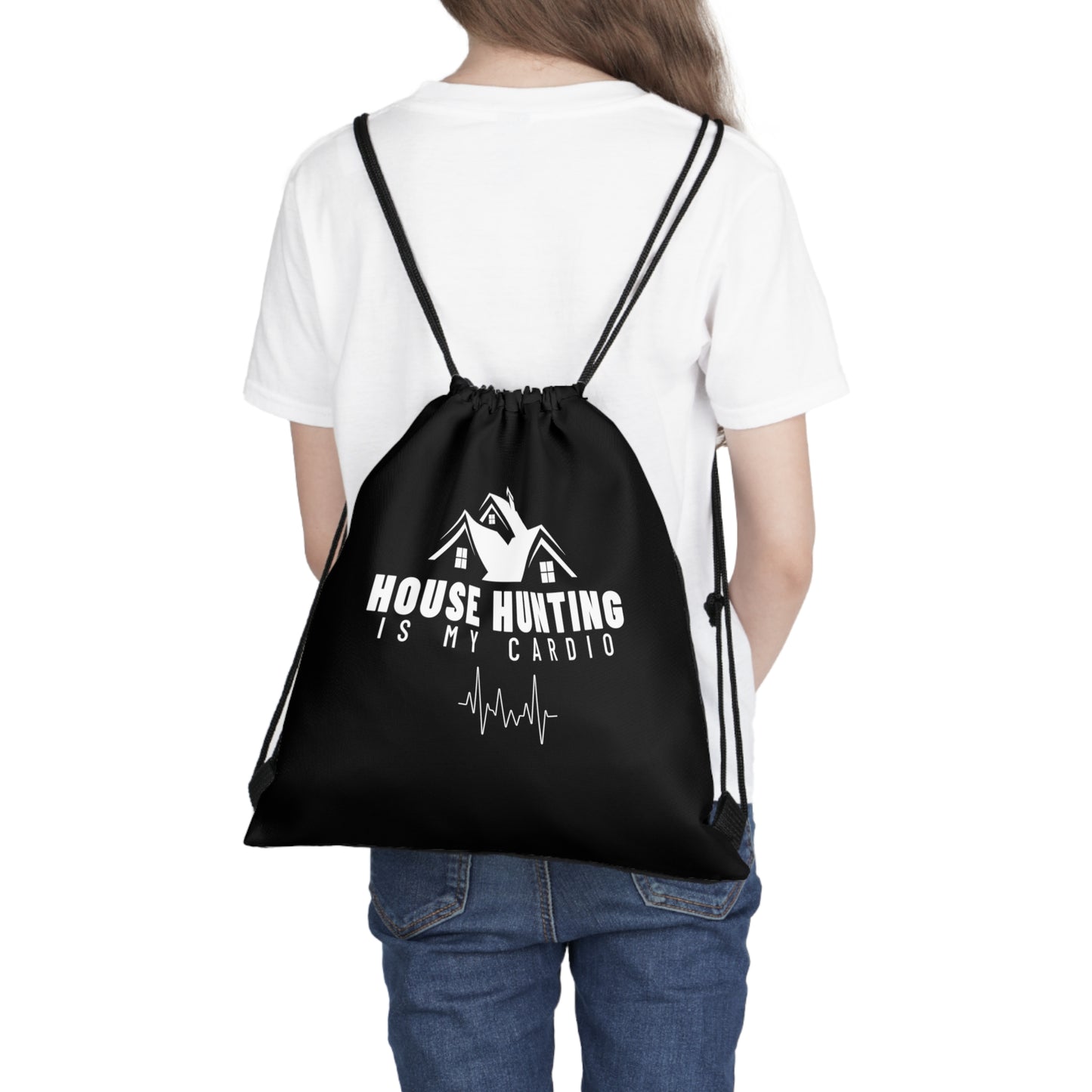 House Hunting Cardio 2 - Outdoor Drawstring Bag