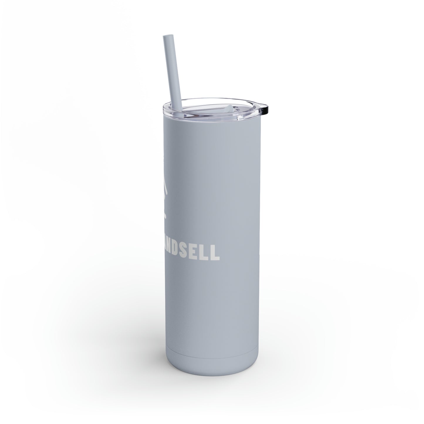 #HustleAndSell Skinny Matte Tumbler, 20oz